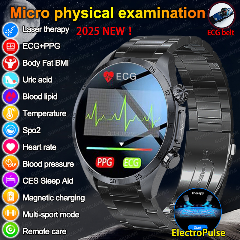 Sports Equipment In French - 2026 New Pulse﻿ ECG+PPG Treatment Smart