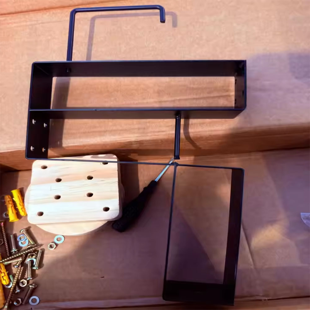 Sports Equipment Stores - Wood Motorcycle Helmet Holder Wall Mount