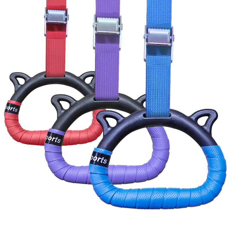 Sports Equipment Stores - Gymnastic Rings Set Childrens Home Fitness